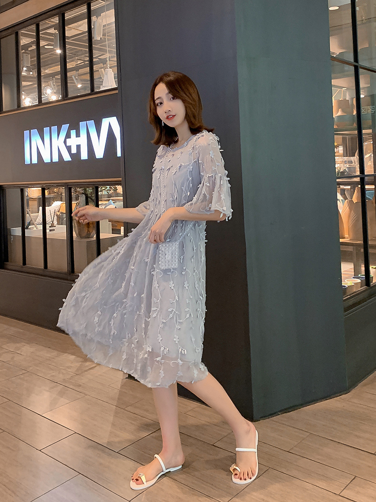 新发现5套法式轻奢连衣裙穿搭,中老年连衣裙穿搭图60-70岁