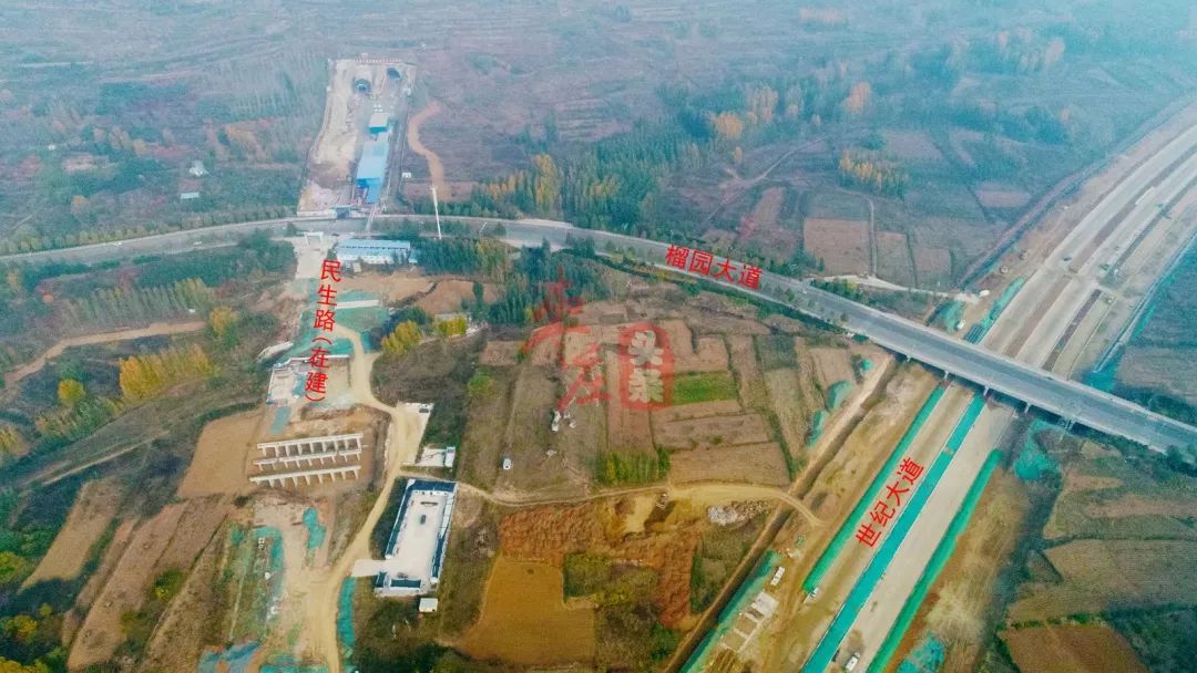 世纪大道薛城段最新建设进展多图,枣庄世纪大道最终完工时间