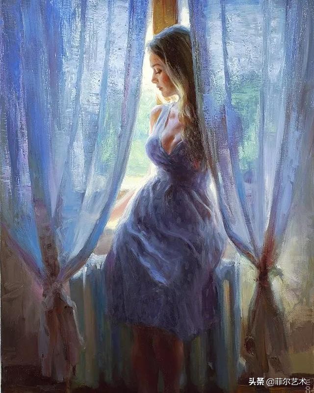 「经典油画」超美超性感的俄罗斯女郎人体油画欣赏