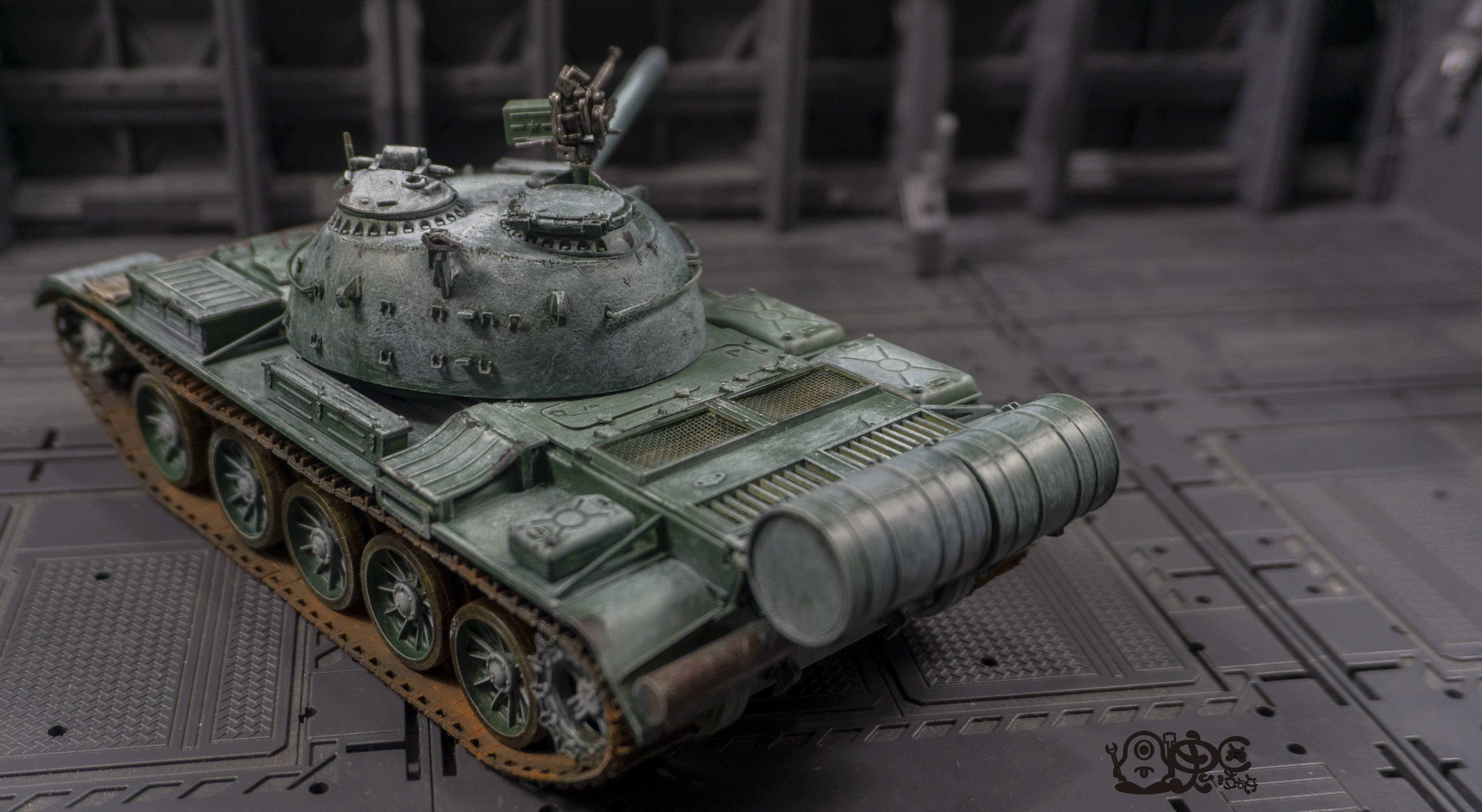 t-59式中型坦克模型,t-54主战坦克模型