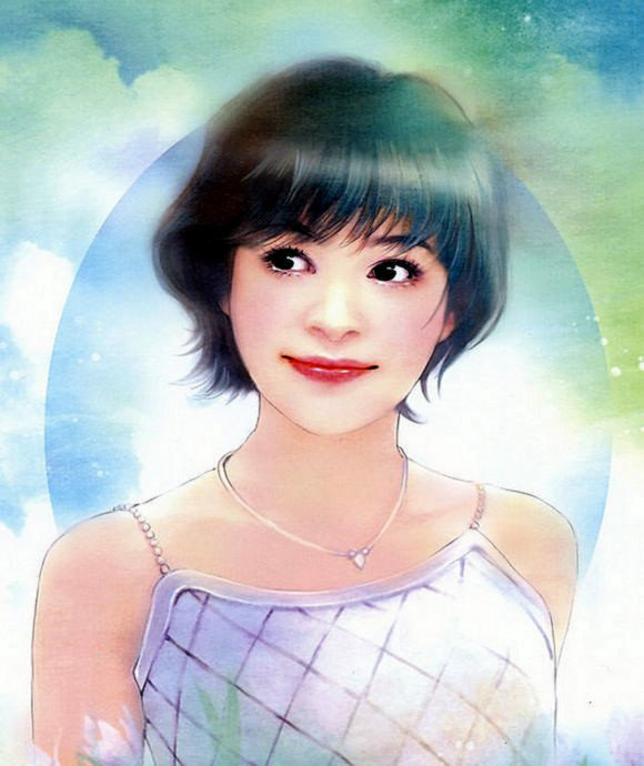 红颜如玉---德珍彩绘经典美女画