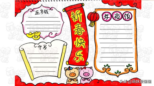 手抄报制作过程怎么写,手抄报做法模板