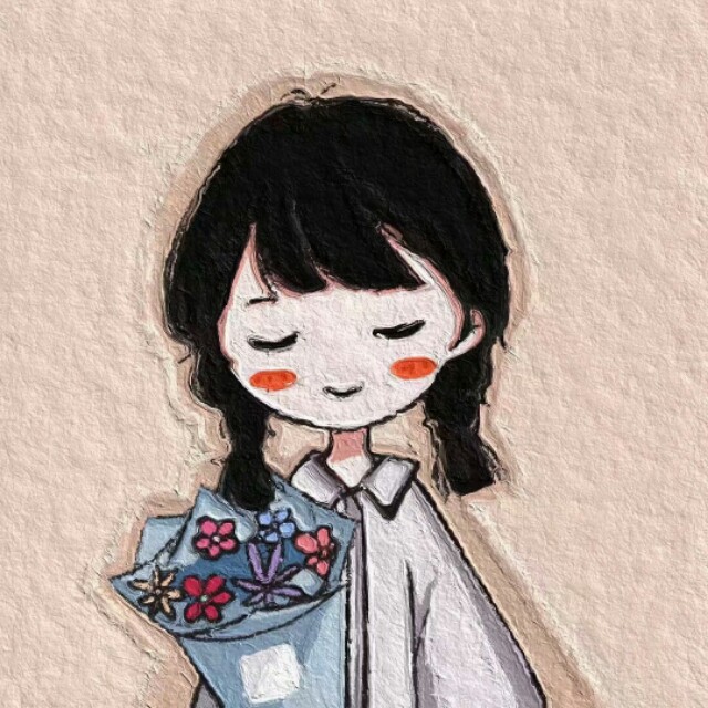 油画风头像可爱,油画风小头像