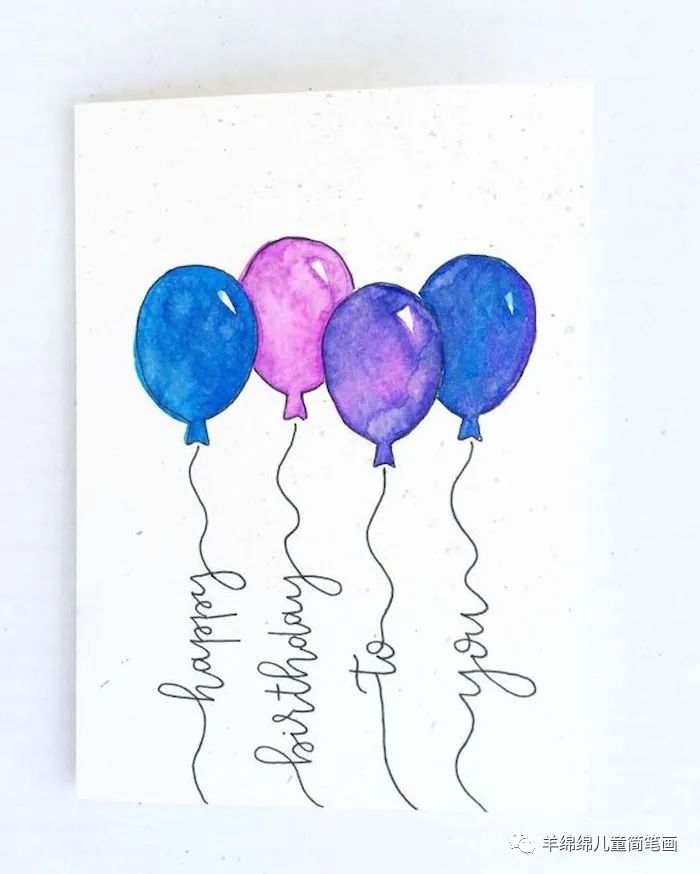 生日礼物手工贺卡happybirthday,过生日时生日贺卡的最好画法