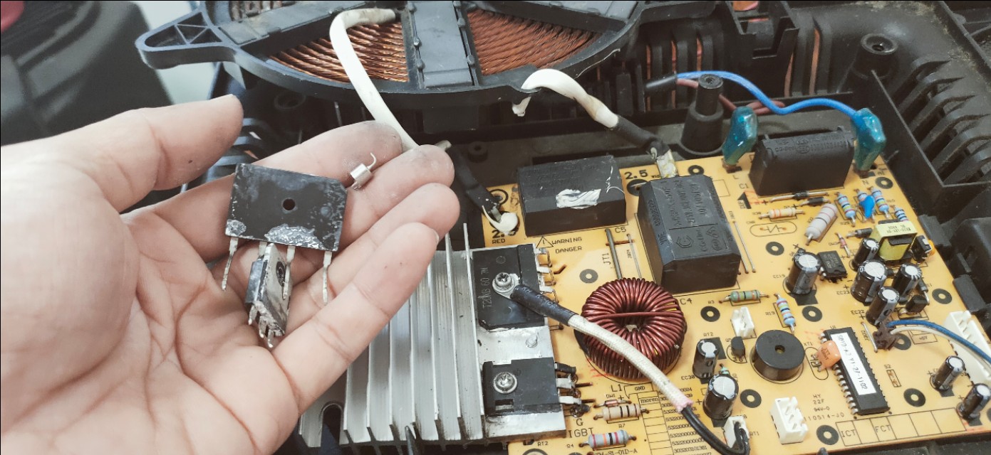 电磁炉维修不加热故障大全,电磁炉维修开关不灵怎么修