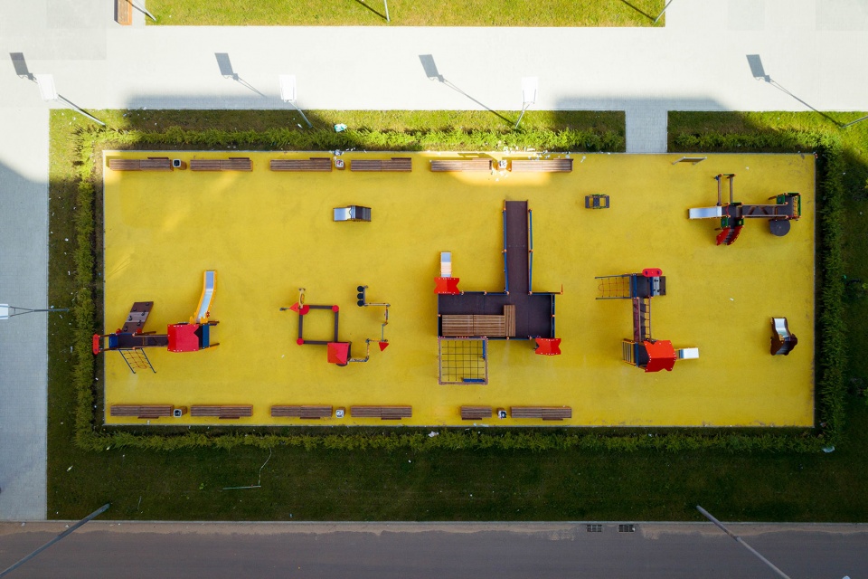 莫斯科简约风格设计,多彩社区亮点