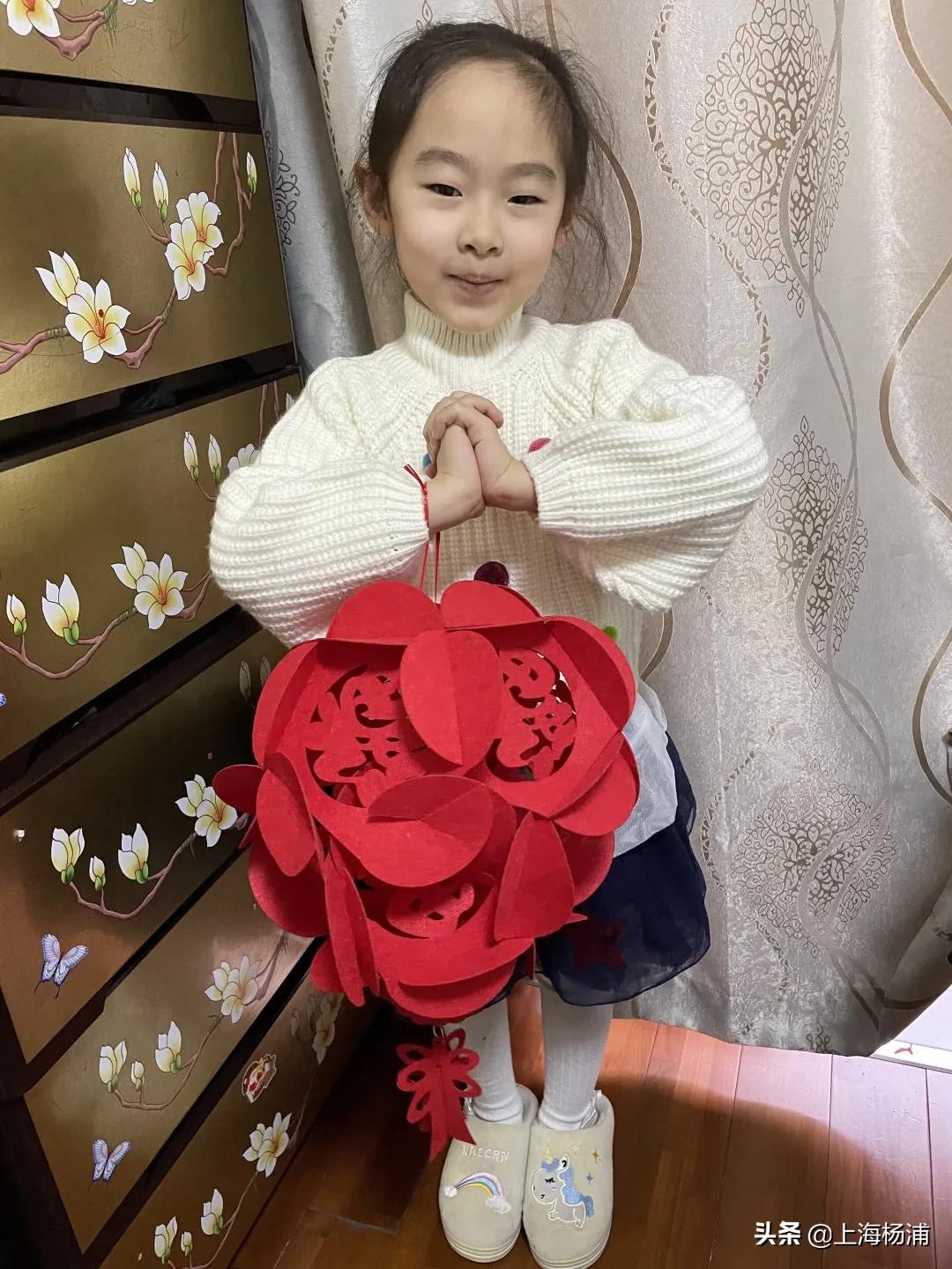 杨浦这群小朋友线上做灯笼，温暖迎新春【爱申活暖心春】