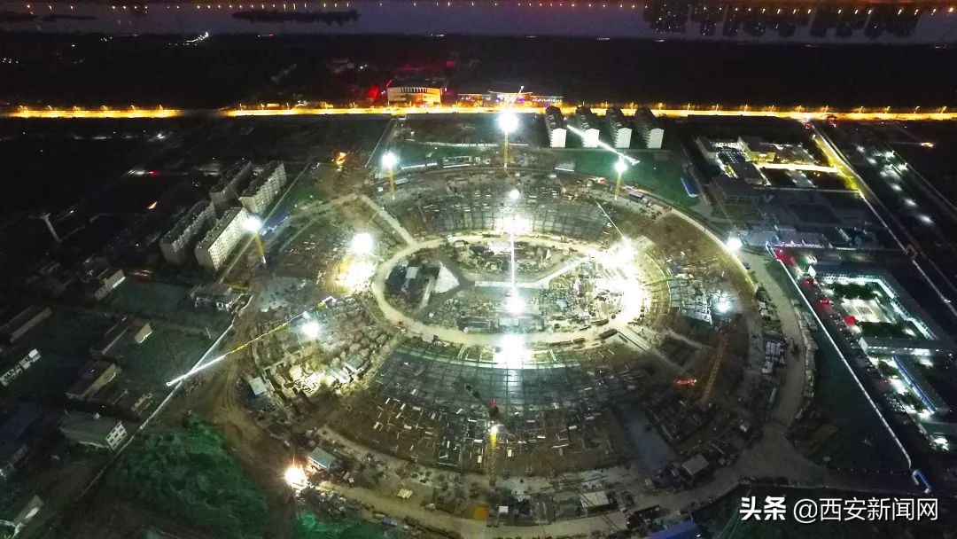 西安石榴花奥体中心,西安奥体中心长安花绽放