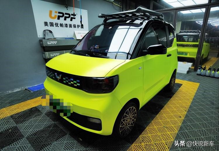 改装宏光miniev红色,装出腔调宏光miniev改装