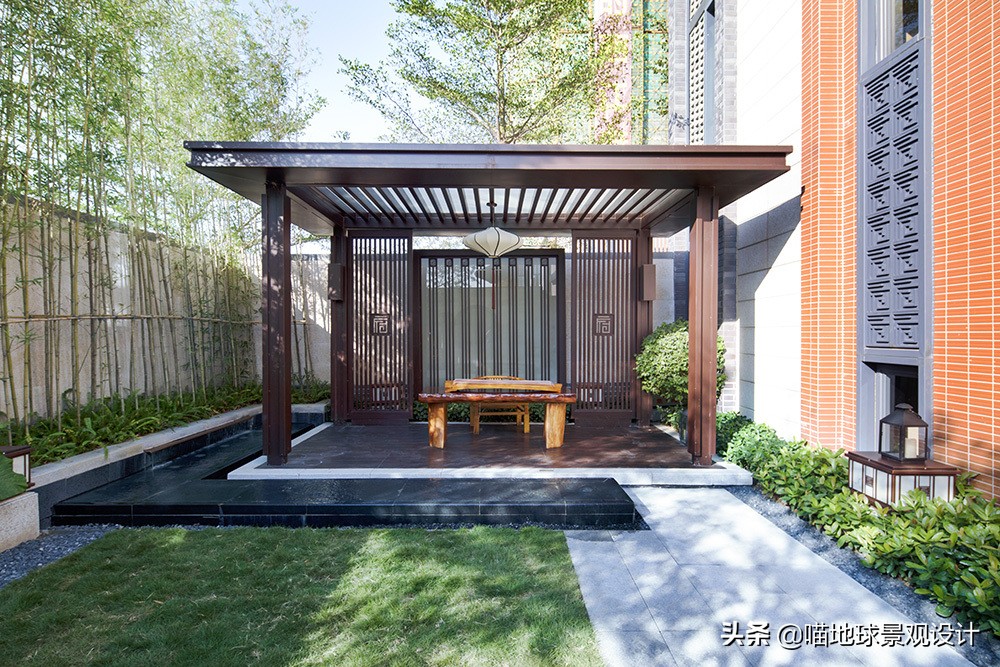 铝合金凉亭庭院遮阳亭子,庭院设计凉亭视频