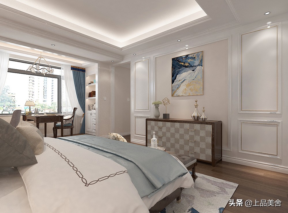 四川夫妻装修新房,三室两厅房子美式风格装修