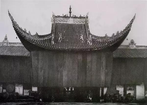 100年前中国风景建筑老照片,两亿多年前的景观