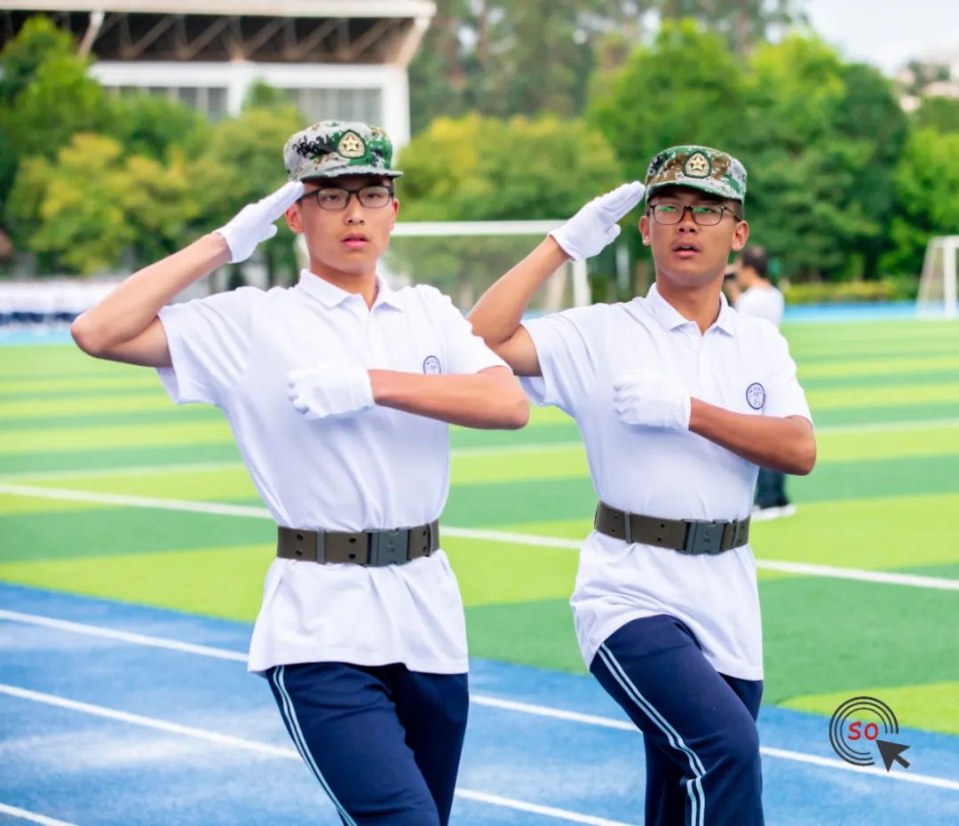 迎建党百年军训风采,青春飞扬军训