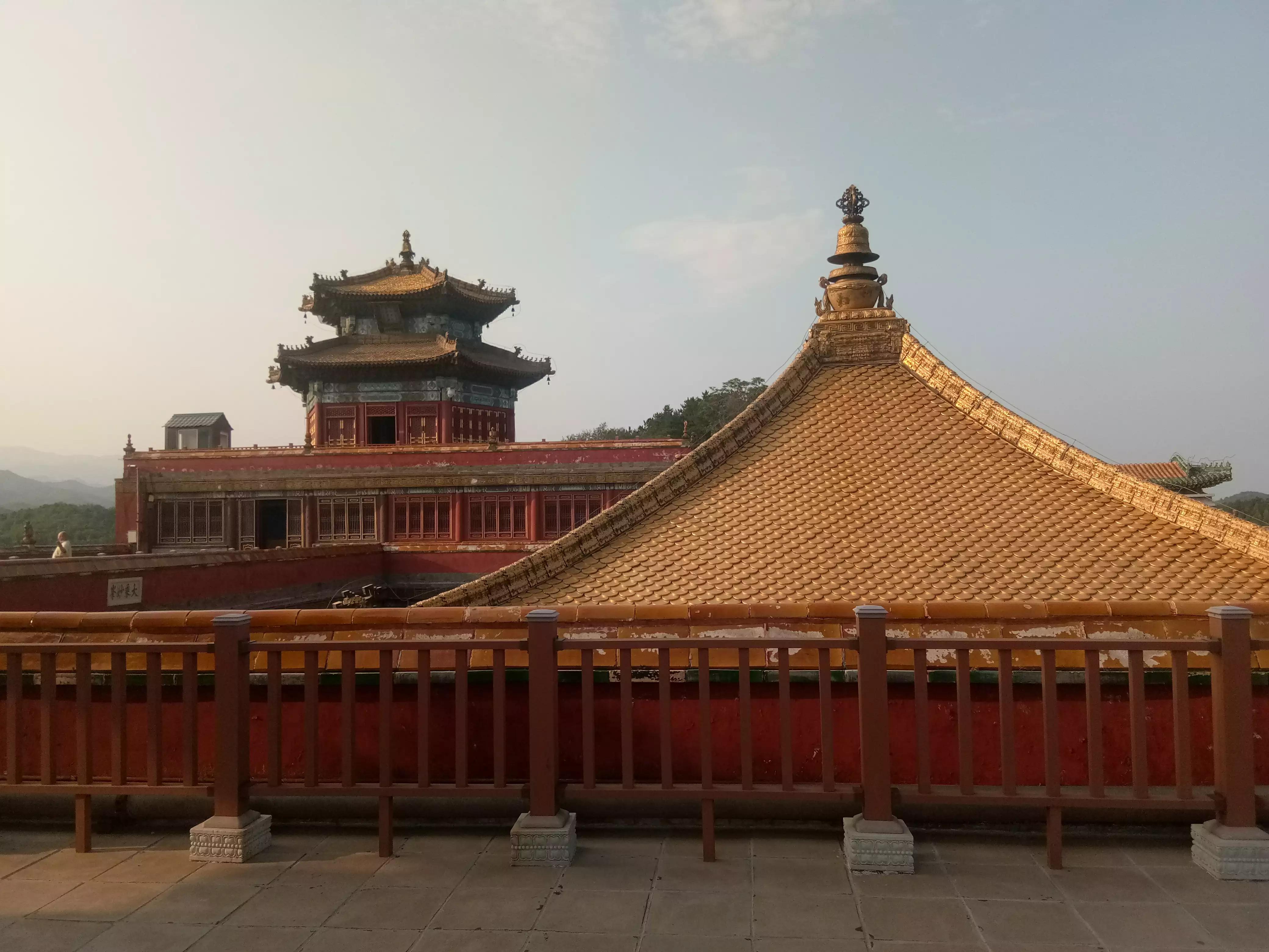 河北承德避暑山庄小布达拉宫全景,承德景点大佛寺布达拉宫