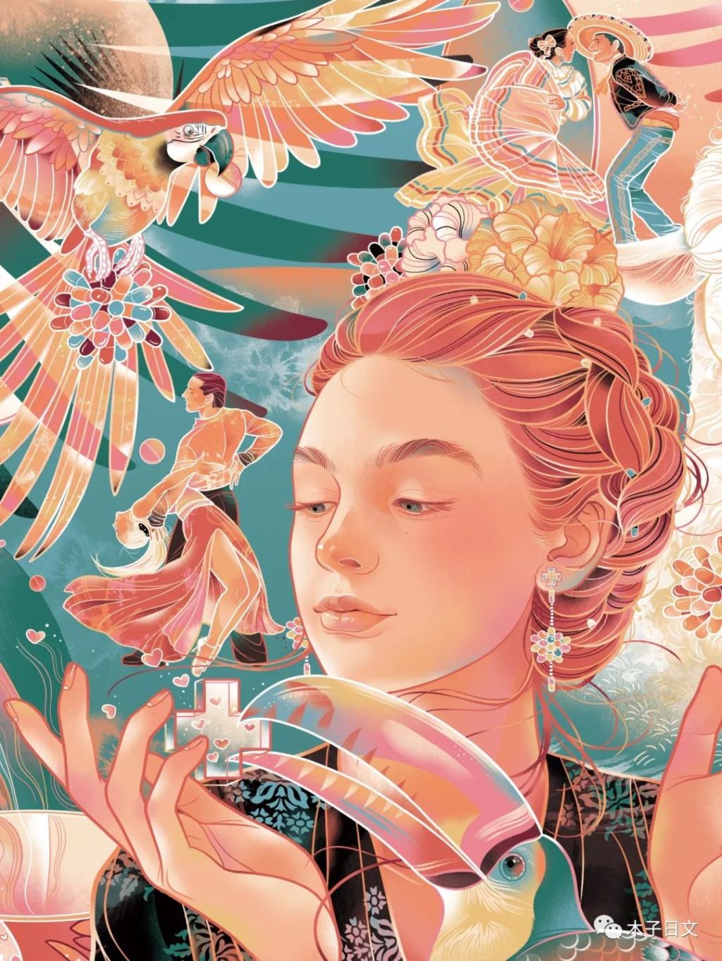 插画故事手绘,插画故事动漫