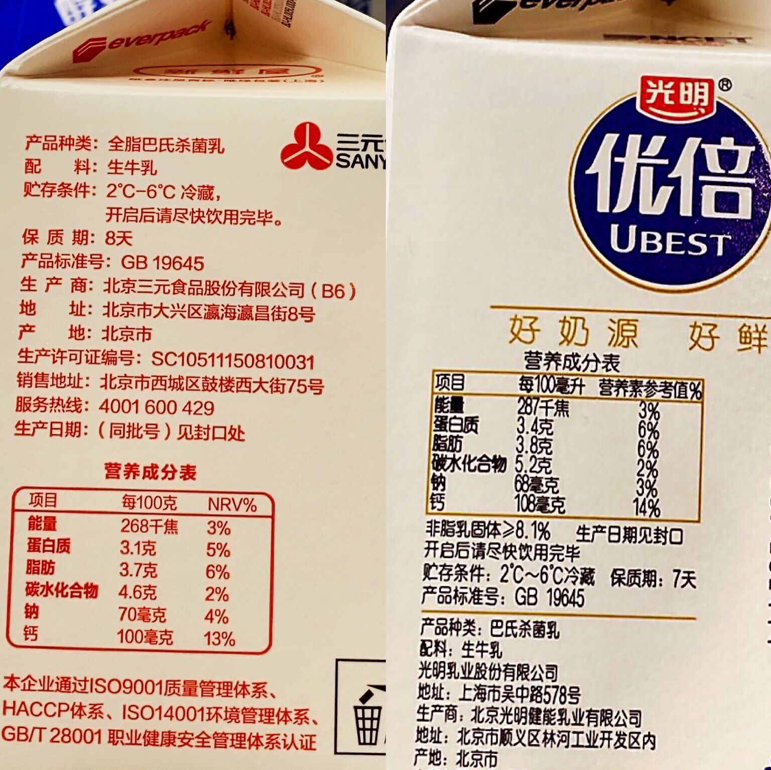 牛奶推荐进口奶,经常喝奶选什么品牌