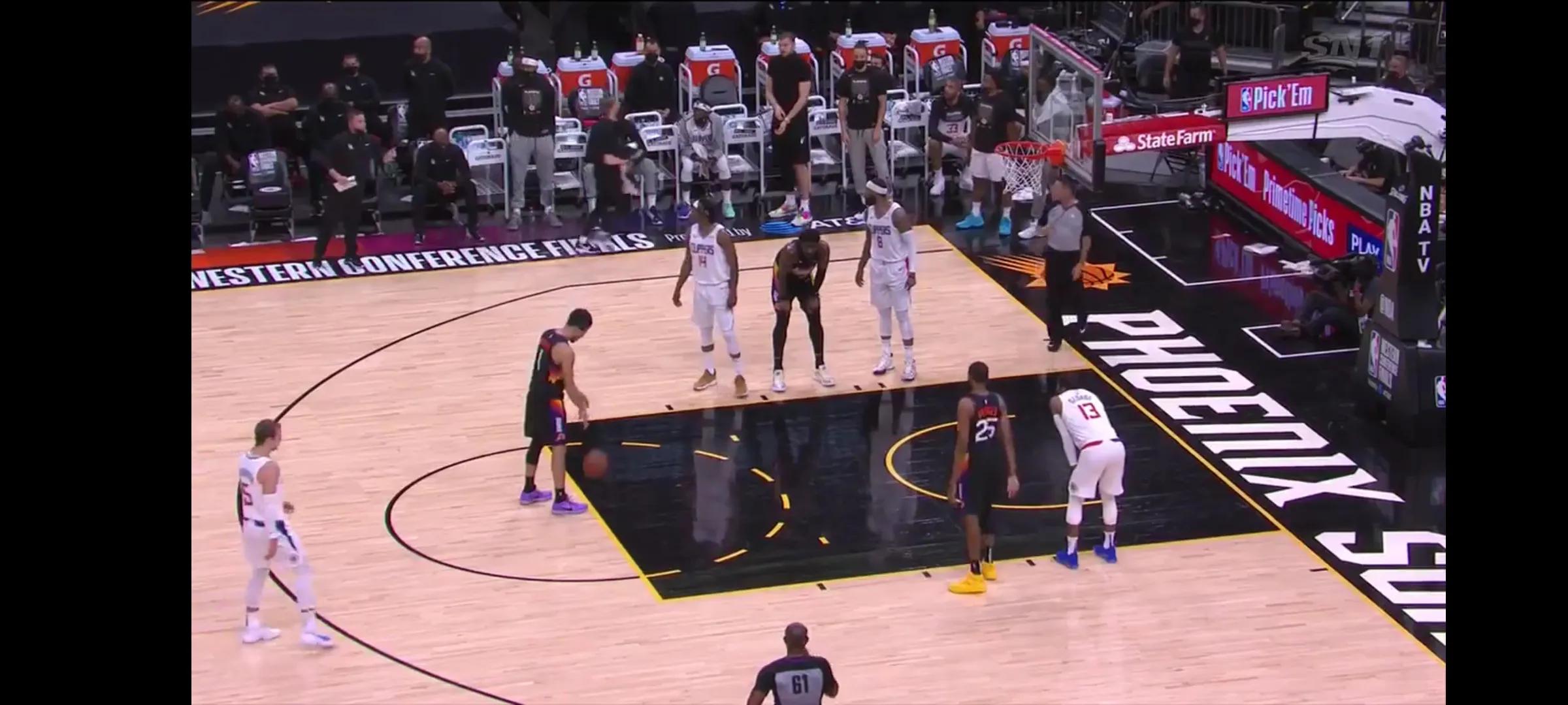 nba西决太阳31快船夺赛点,nba消息今日比赛快船