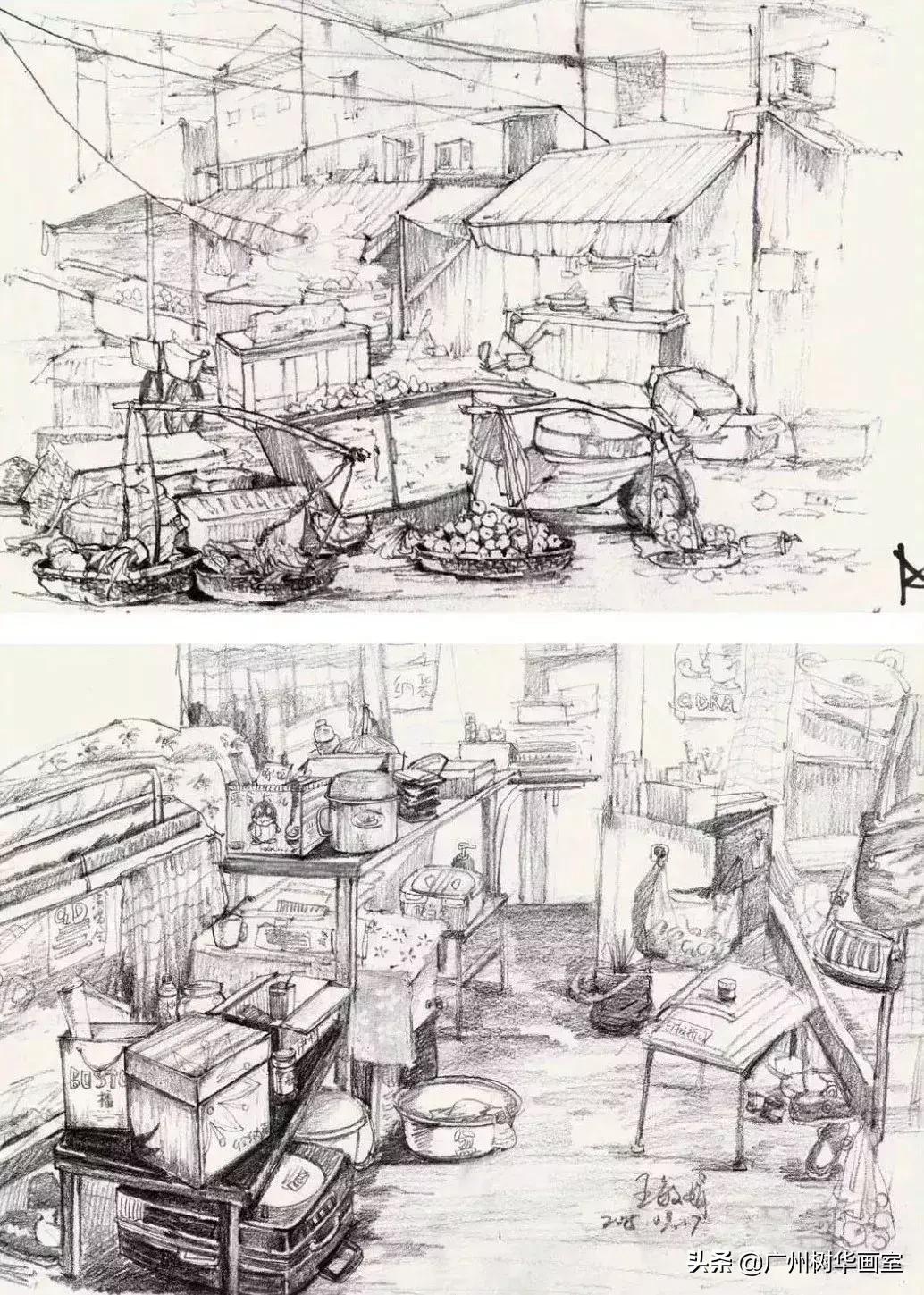 速写场景怎么画好,速写场景怎么画风景