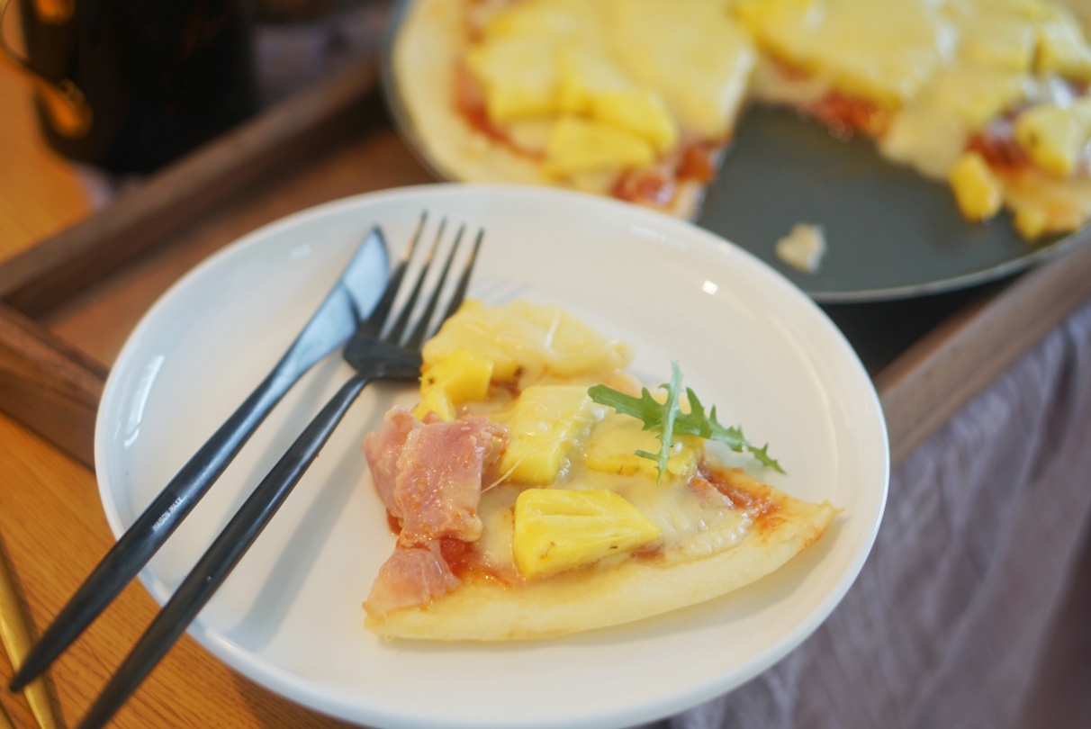 披萨的家常做法烤箱水果披萨9寸,西餐披萨最好吃的做法