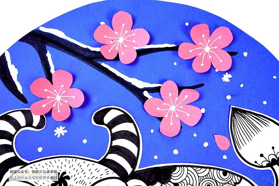 黑白线描与色彩结合儿童画,公主线描画儿童画