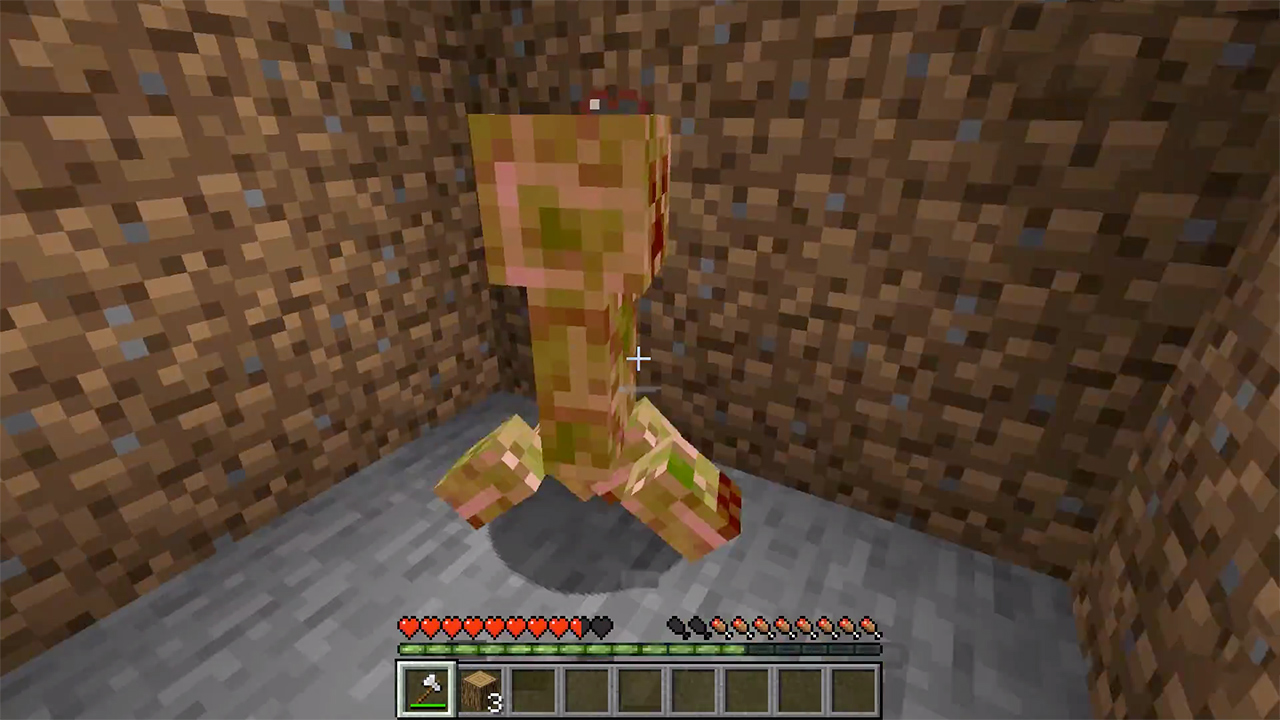 我的世界大家终于击败闪电苦力怕,我的世界苦力怕的背后真相