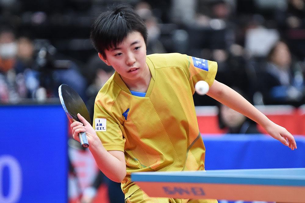 伊藤美诚15岁小将照片,14岁平野美宇伊藤美诚