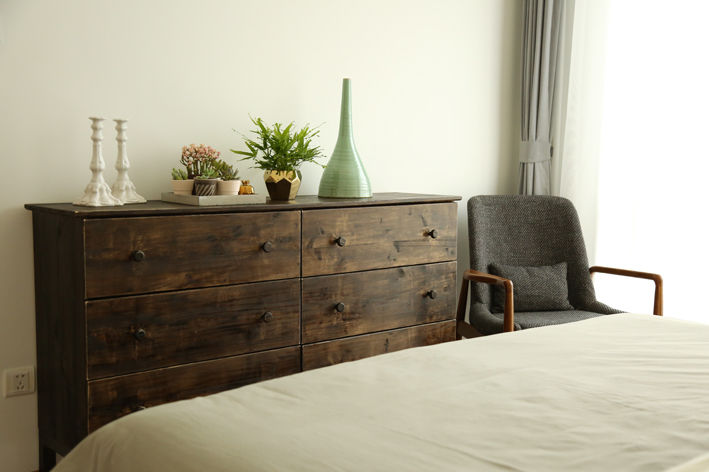 三室两厅原木风装修风格,日式原木风装修客厅搭配