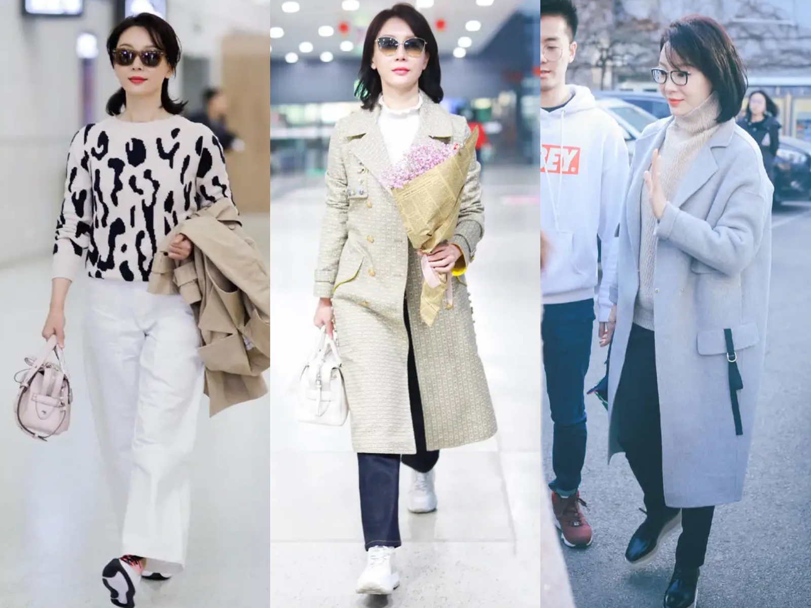 陈数流苏元素大衣,陈数长发剪短发