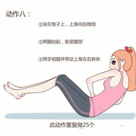 宅家里肚子变大了怎么办？教你几个动作，建议收藏