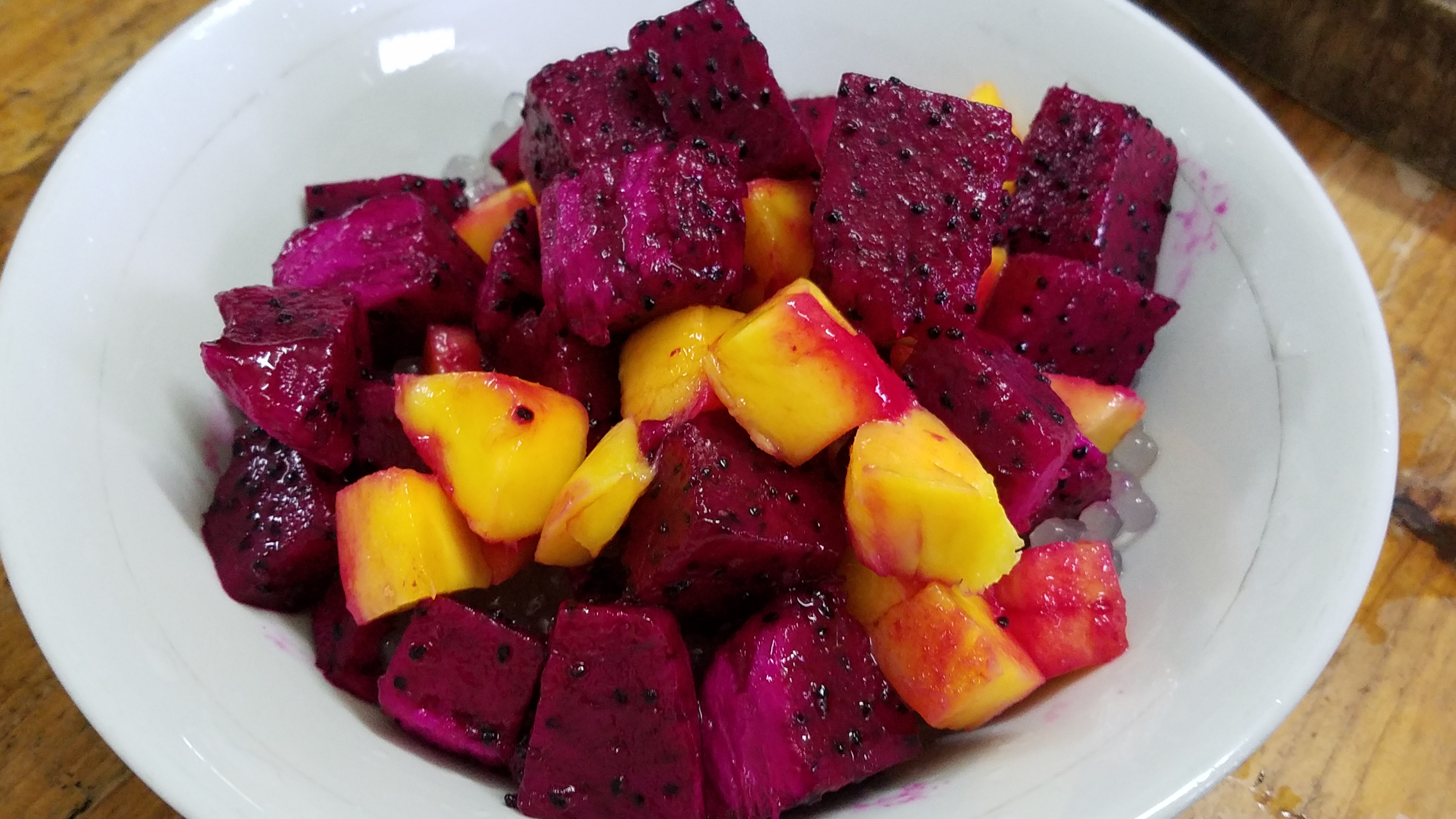 自制冰镇芒果西米露夏日清爽必备,木瓜西米露牛奶冷饮的做法