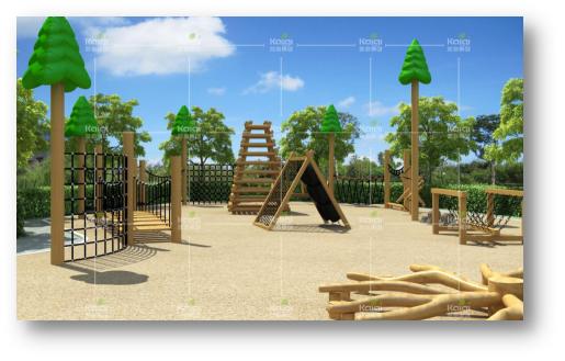 幼儿园室外场地设计,幼儿园室外场地