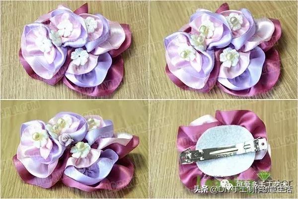 丝带做花带,做花带的教程