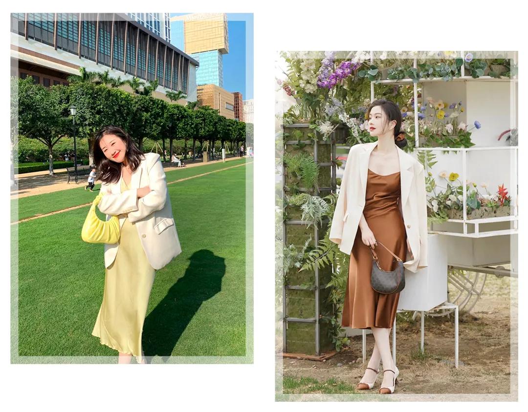 大胸姐妹穿连衣裙“藏胸”的技巧，视觉上帮你显瘦10斤