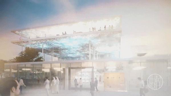 迪拜世博会中国馆正式试运营,迪拜世博会各国展馆建筑抢先看