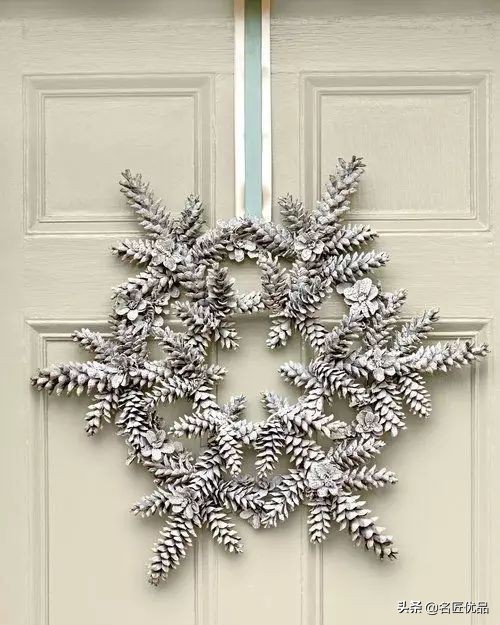 超简易手工环创,树干手工制作环创