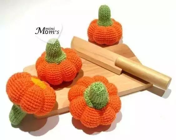 适合幼儿园宝宝的手作编织毛线 (毛线编织水果蔬菜教程)