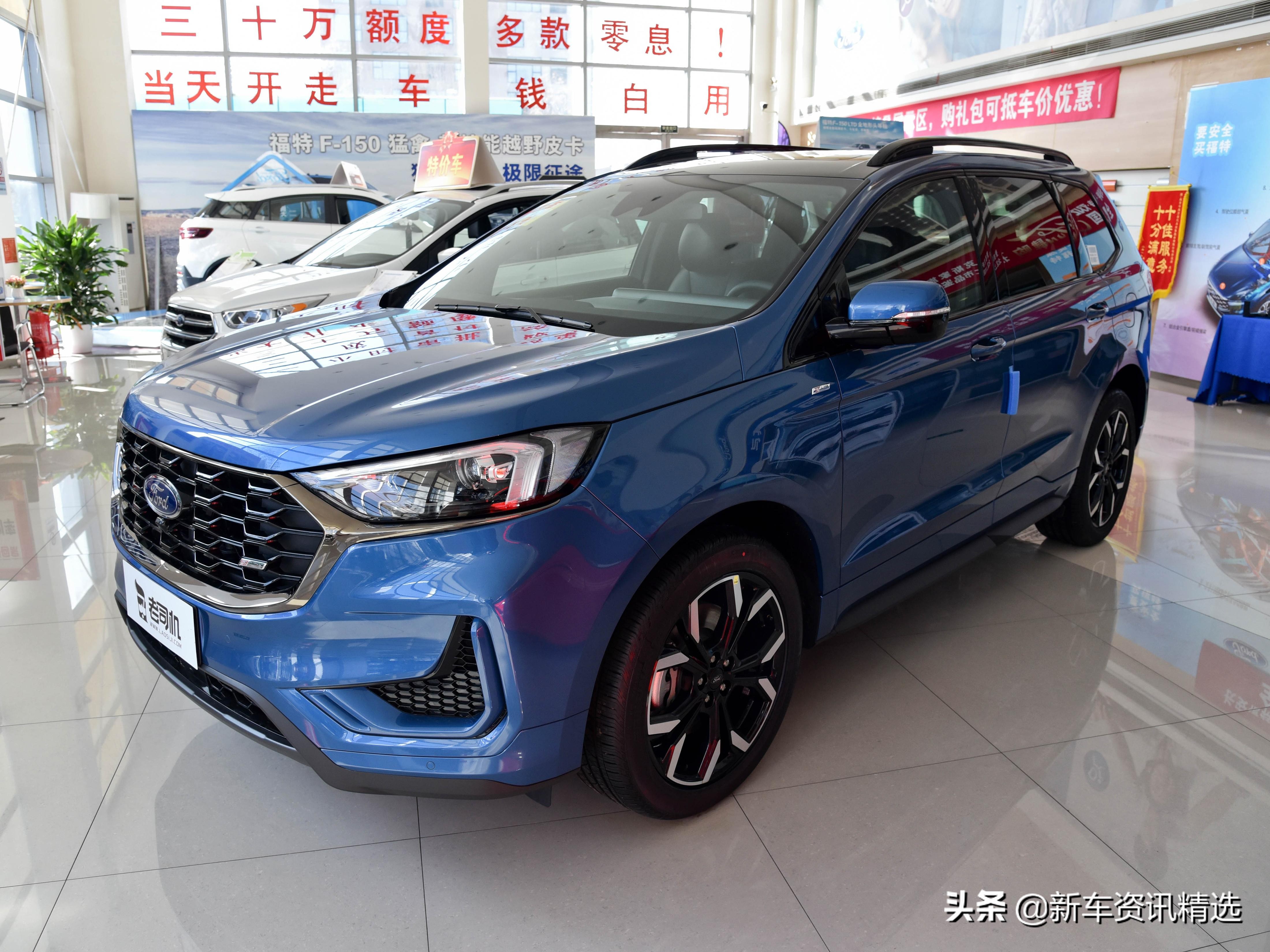 真正大七座suv车10万元左右,福特锐界两驱七座汽车测评