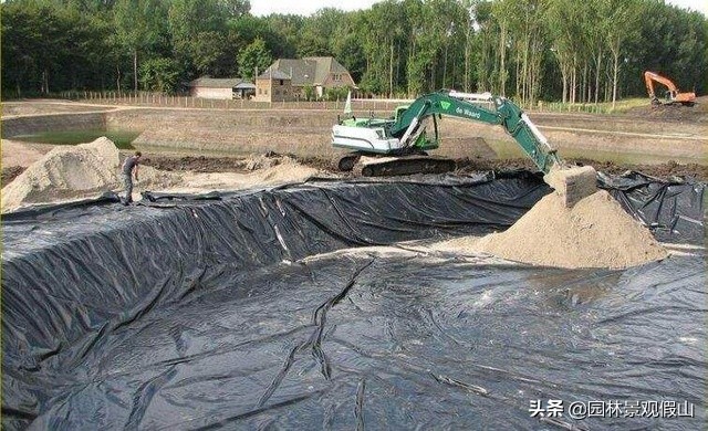 园林假山鱼池设计教程,鱼池假山怎样建才好看