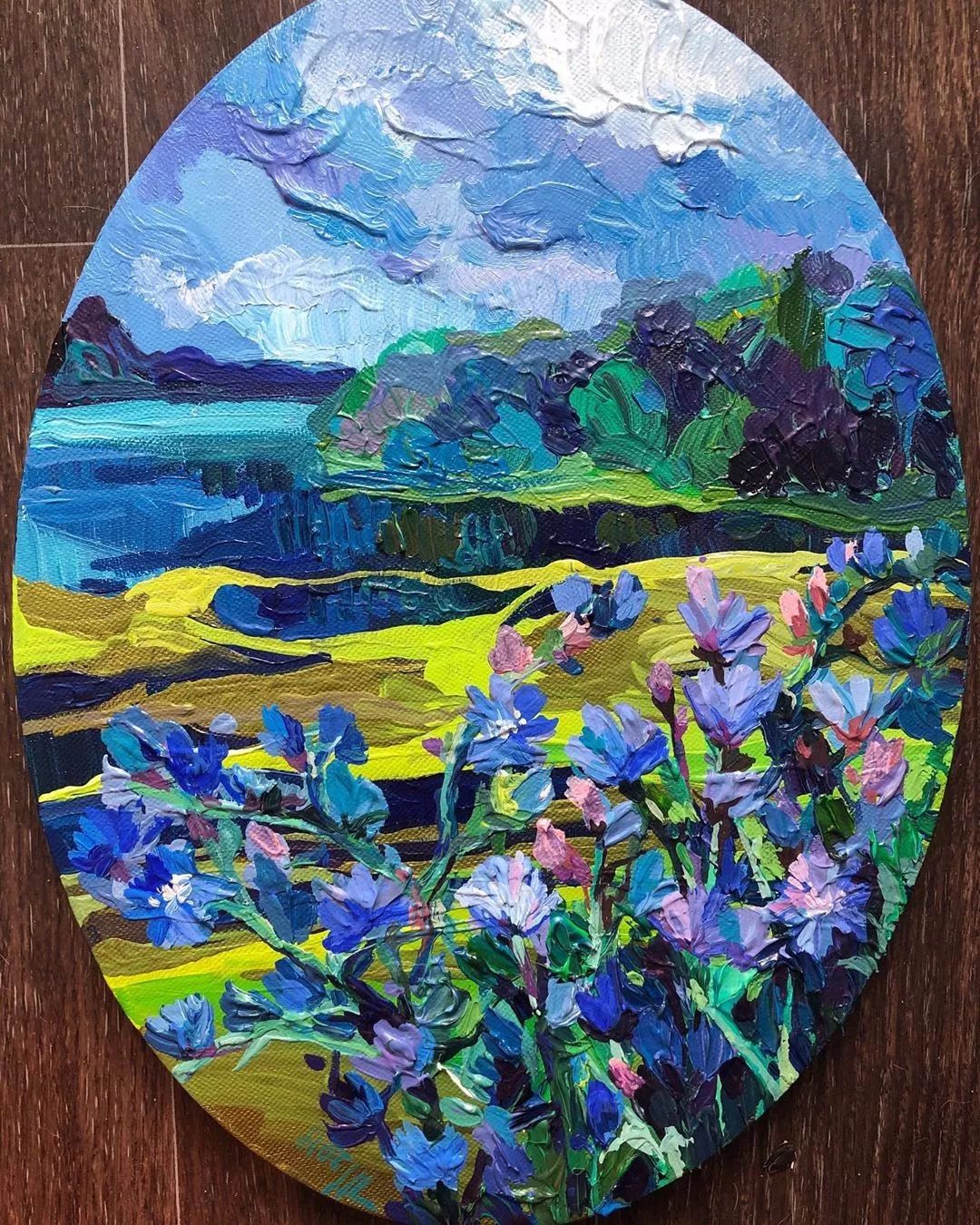 巨幅油画抽象零基础怎样画,油画基础知识油画风景应该怎么画