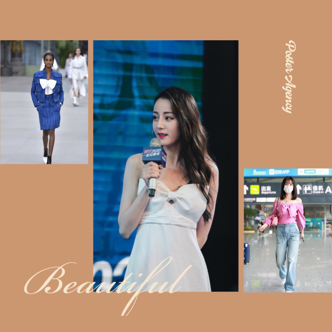 大蝴蝶结法式穿搭,内搭的蝴蝶结这样系好看