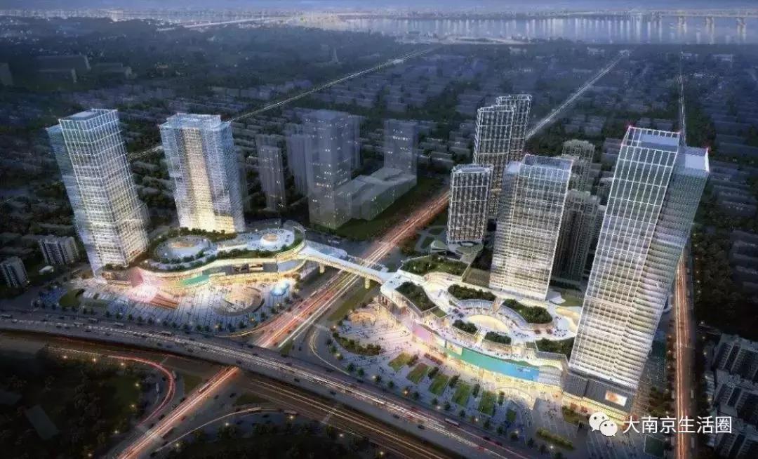 南京未来的新街口,南京新街口和河西对比