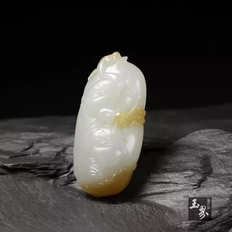 灵巧优雅、诗意游动—玉雕“鹅”