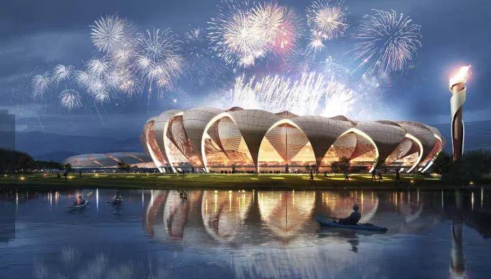 兰州市奥体中心哪时竣工,兰州万达城奥体中心