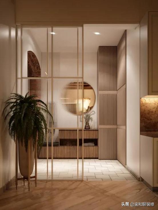 入户开门见厅设计,开门见灶如何设计隔断