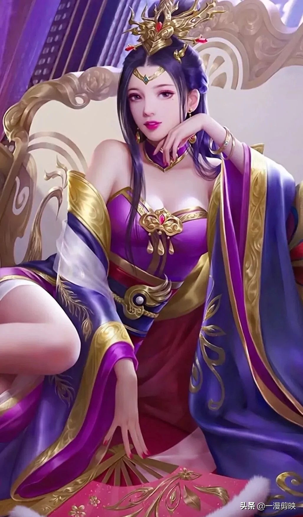 国漫崛起-古风美少女图片鉴赏之《威凛王风》