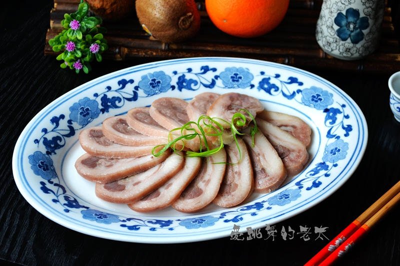 上海白切椒盐猪头肉,白切猪头肉视频教程