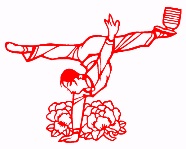 对称图形剪纸窗花,民俗窗花介绍