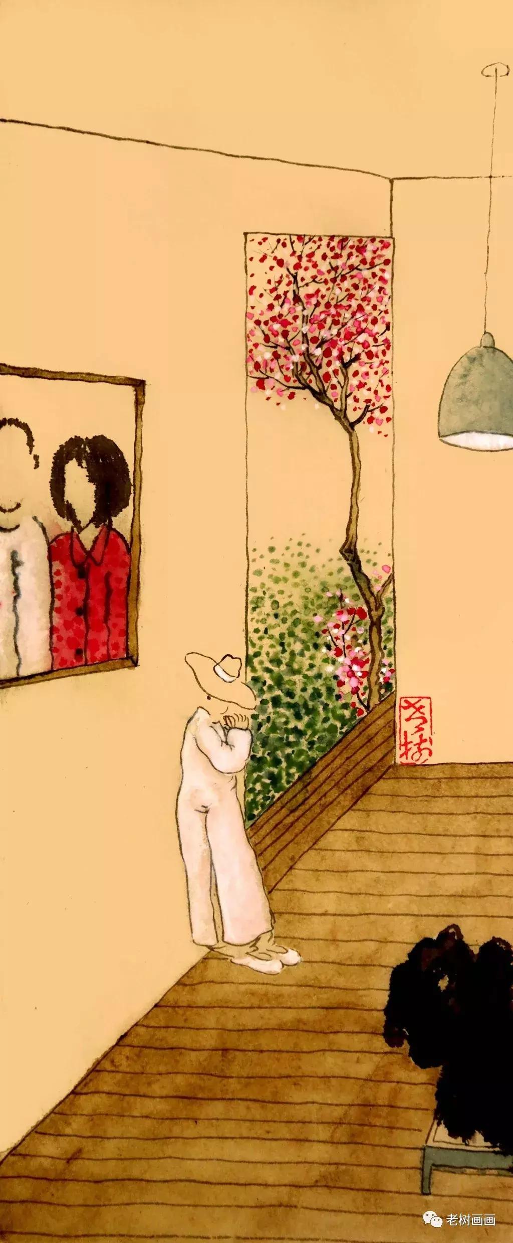 老树｜去冬约见面，今年暮春时。伊人知何处，桐花在青枝