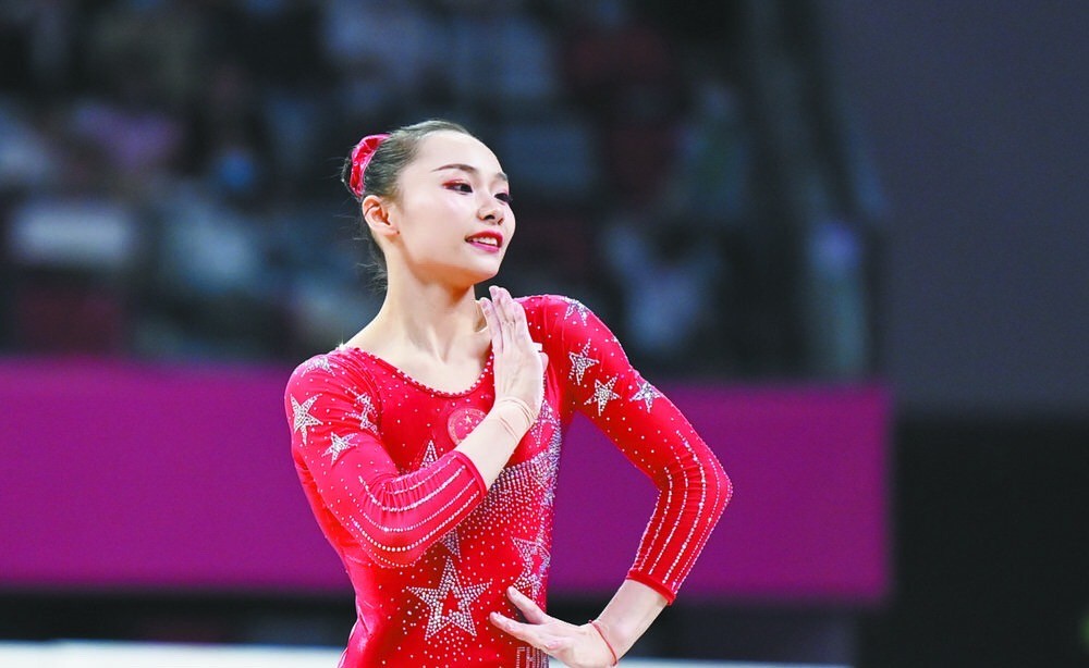 中国体操队服装视频,中国体操衣服