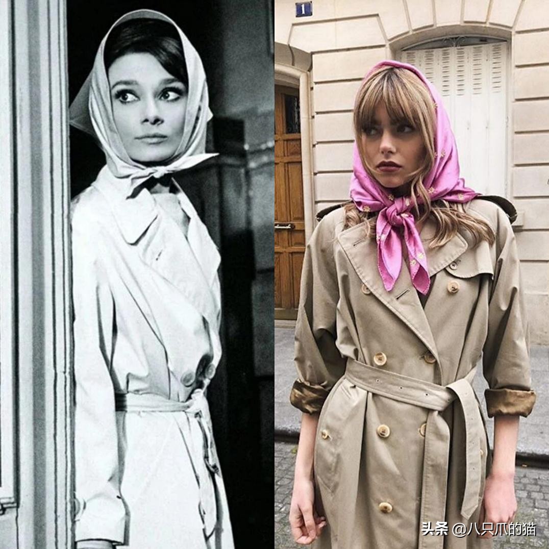 头巾戴法女士,异域风头巾教程